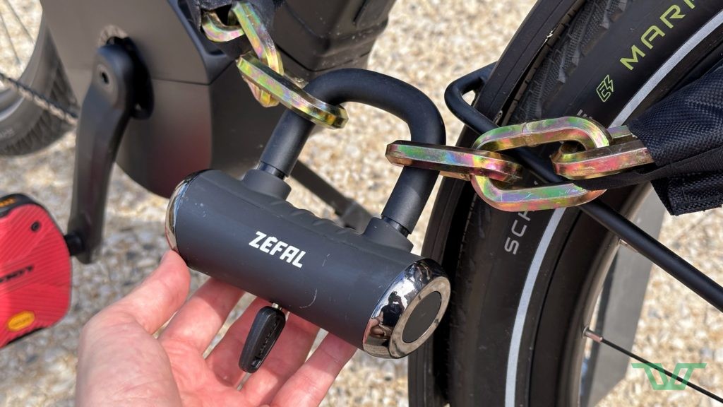 Zéfal - K-TRAZ M18 - Chaîne Antivol Vélo Avec Cadenas à Clé