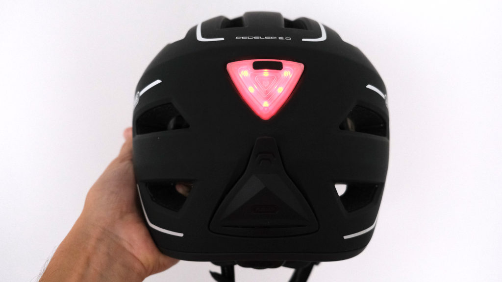 Abus Pedelec 2.0 Ace Casque gris avec feu arrière pour cycliste urbain