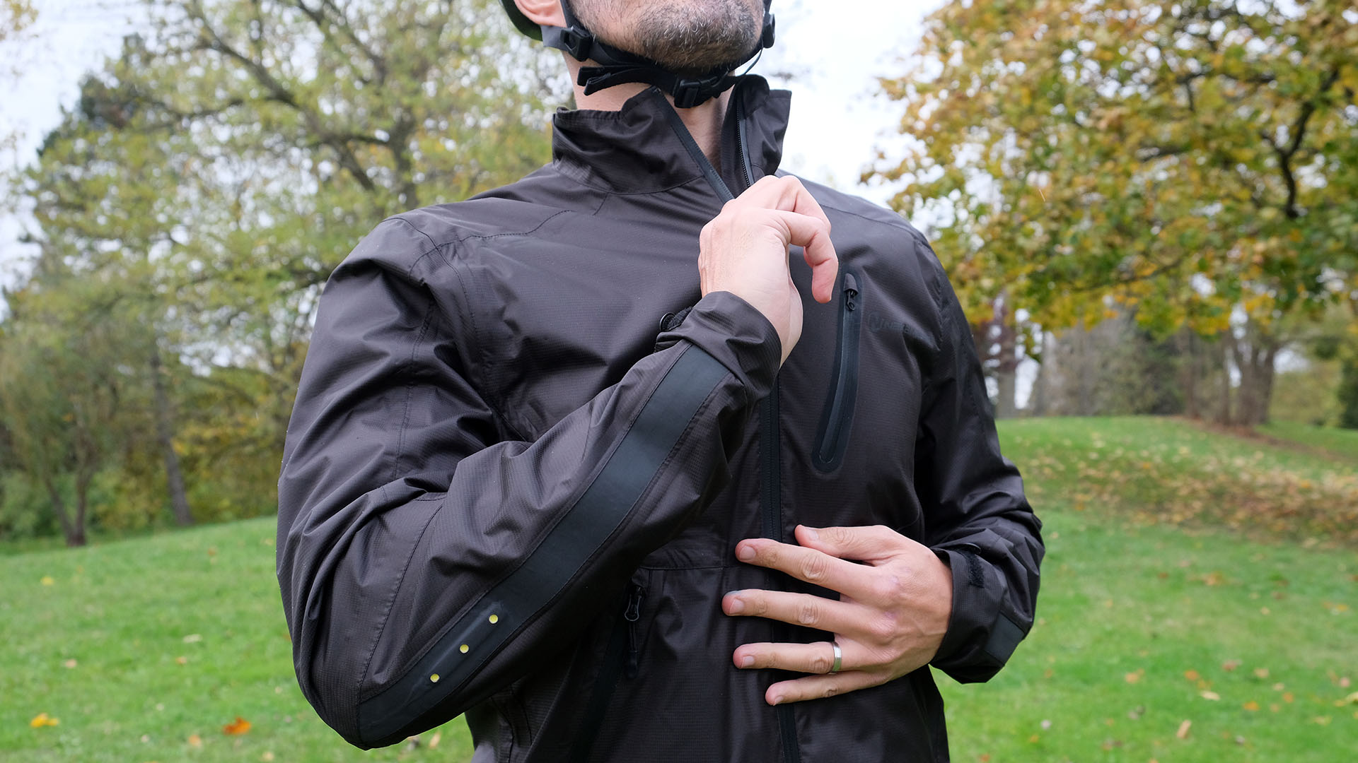 Veste pour vélo imperméable, réfléchissante et réversible - REPOP