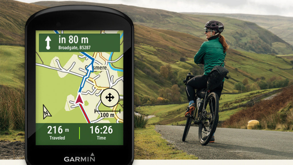 La navigation Komoot en direct sur les produits Garmin