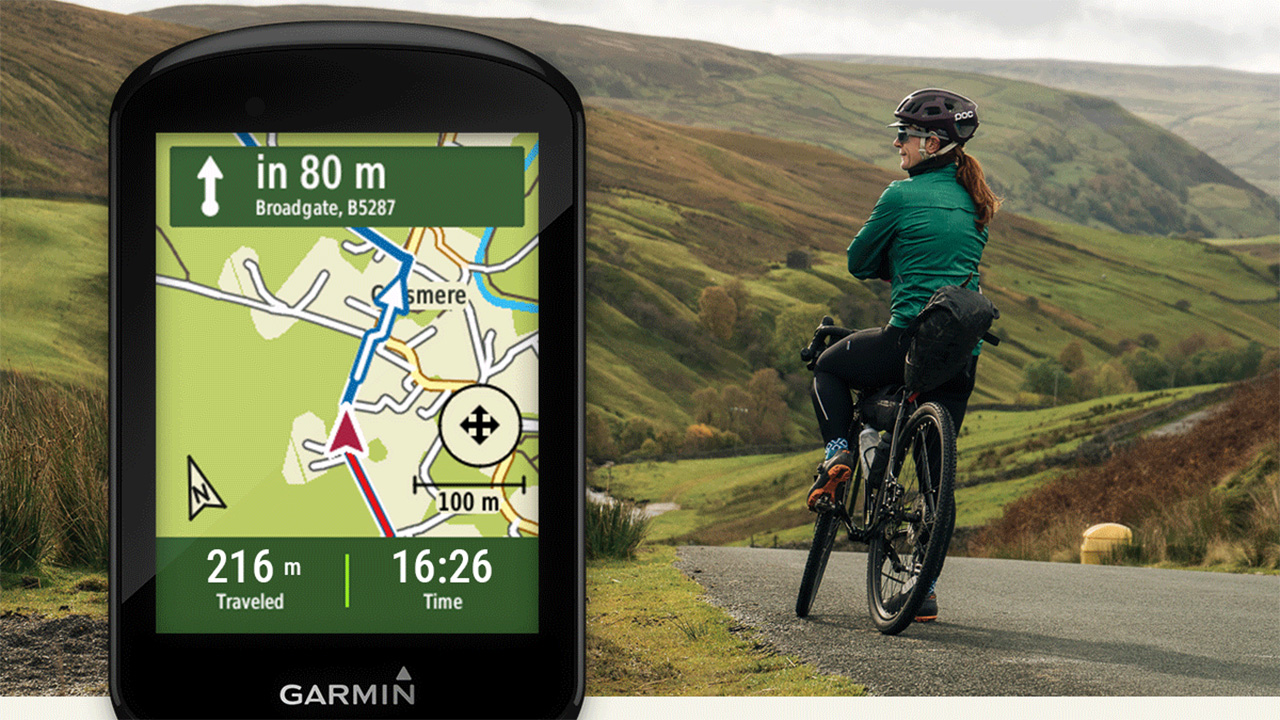 La navigation Komoot en direct sur les produits Garmin - Transition Vélo