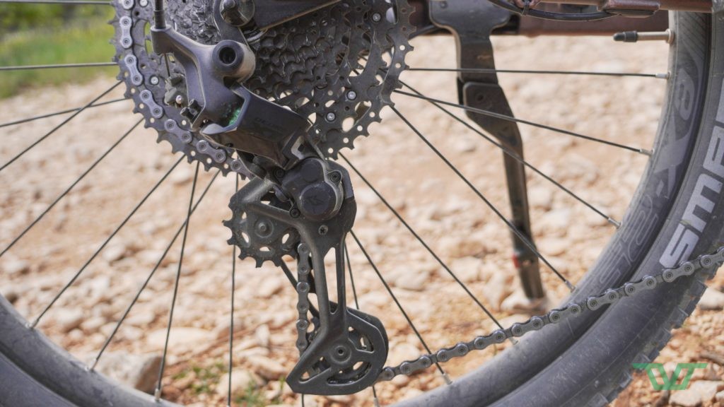 Un dérailleur Shimano Deore XT très plaisant.