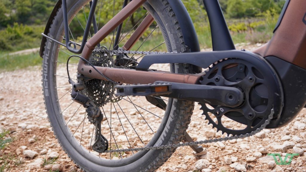 Une transmission à la hauteur des ambitions du vélo.