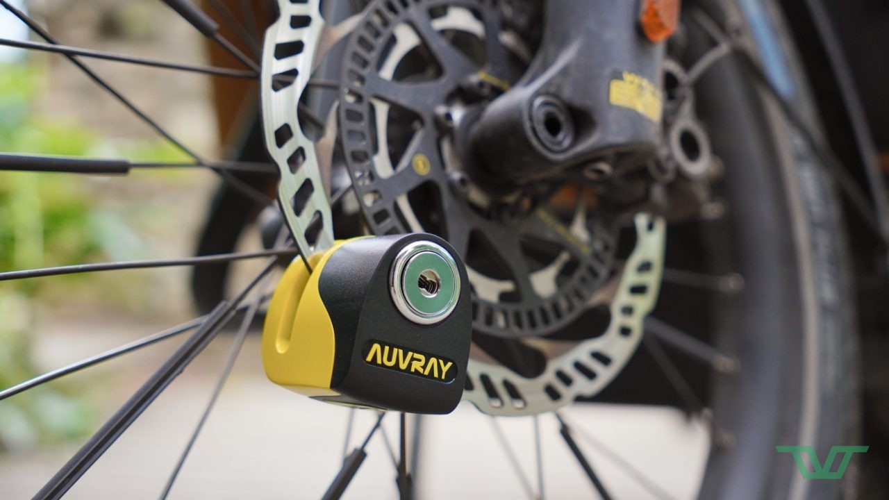 AUVRAY U Alarme 128x245 Ø14 Mm – Antivol Vélo Avec Alarme 120 DB – 3 Clés